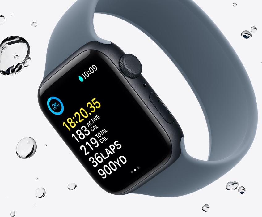 Apple Watch SE 3, GPS, 44 mm, Midnight Aluminium Case, Midnight